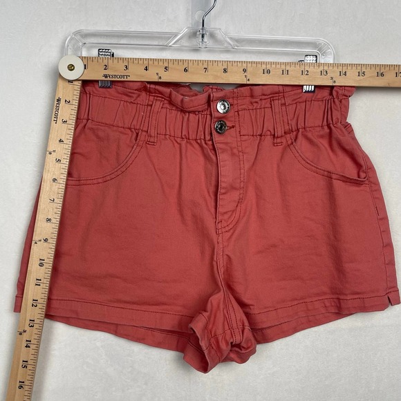 Wild‎ Fable Red Cotton Spandex Elastic Waist High Rise Shorts Paper Bag MEDIUM - Picture 3 of 6